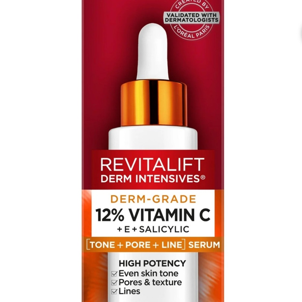 L'Oreal Revitalift Derm Intensives Vitamin C Serum - NEW - 1FL OZ